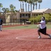 Abraham Lincoln Sailors play softball