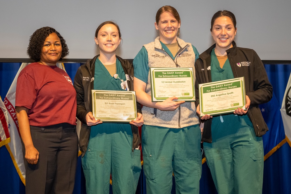 Recognizing Excellence: Four Walter Reed Nurses Honored with DAISY Award