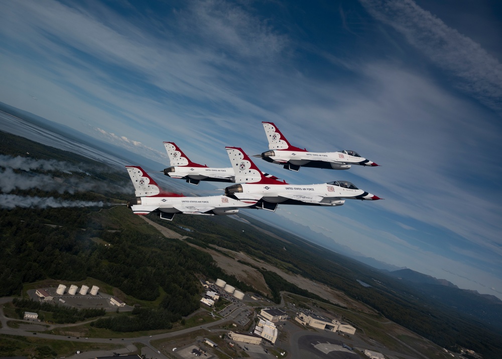 Thunderbirds Roar Over Alaska