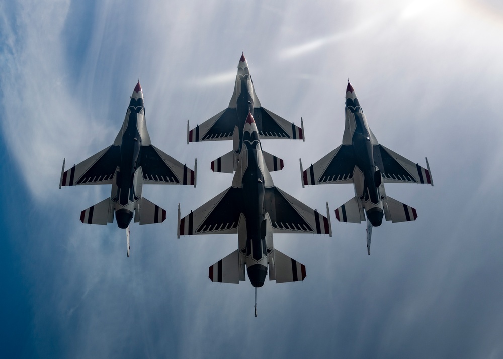 Thunderbirds Roar Over Alaska