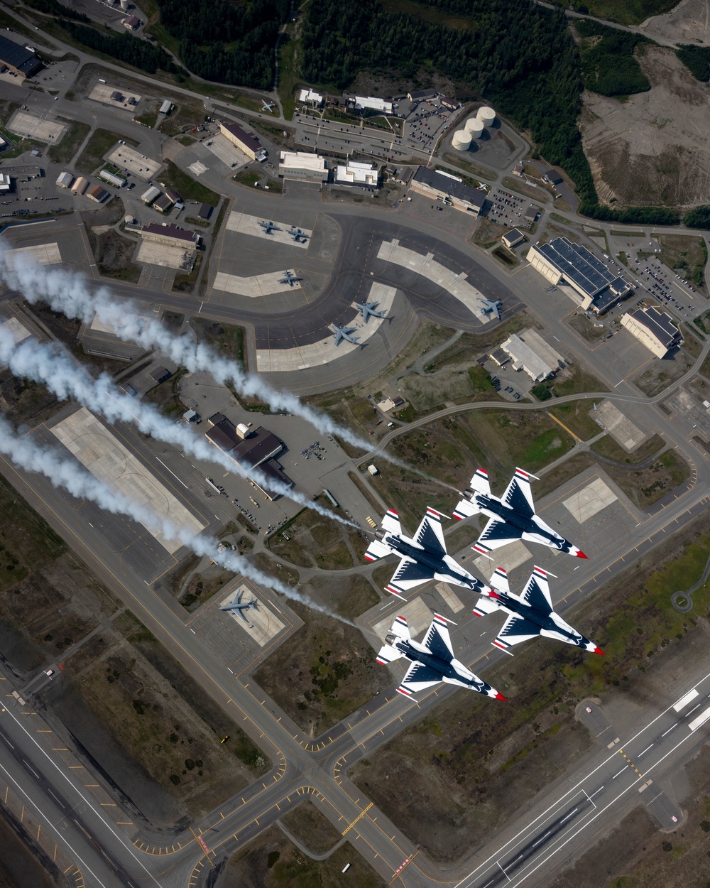 Thunderbirds Roar Over Alaska