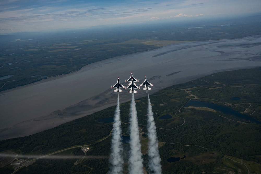 Thunderbirds Roar Over Alaska