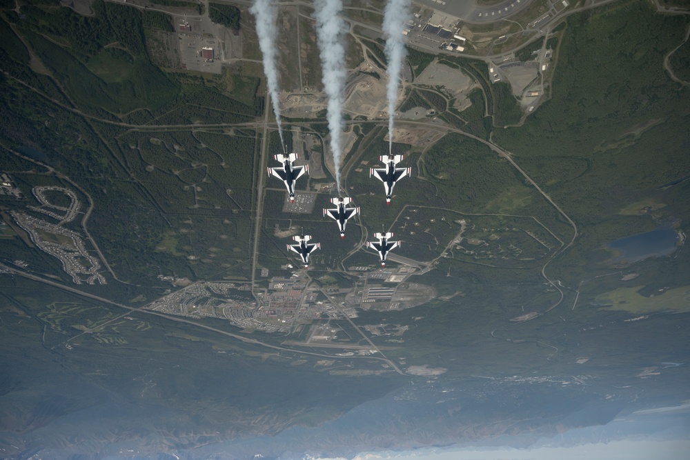 Thunderbirds Roar Over Alaska