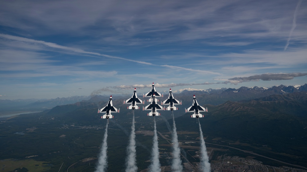 Thunderbirds Roar Over Alaska