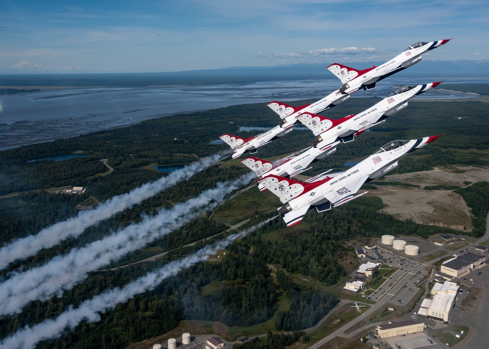 Thunderbirds Roar Over Alaska