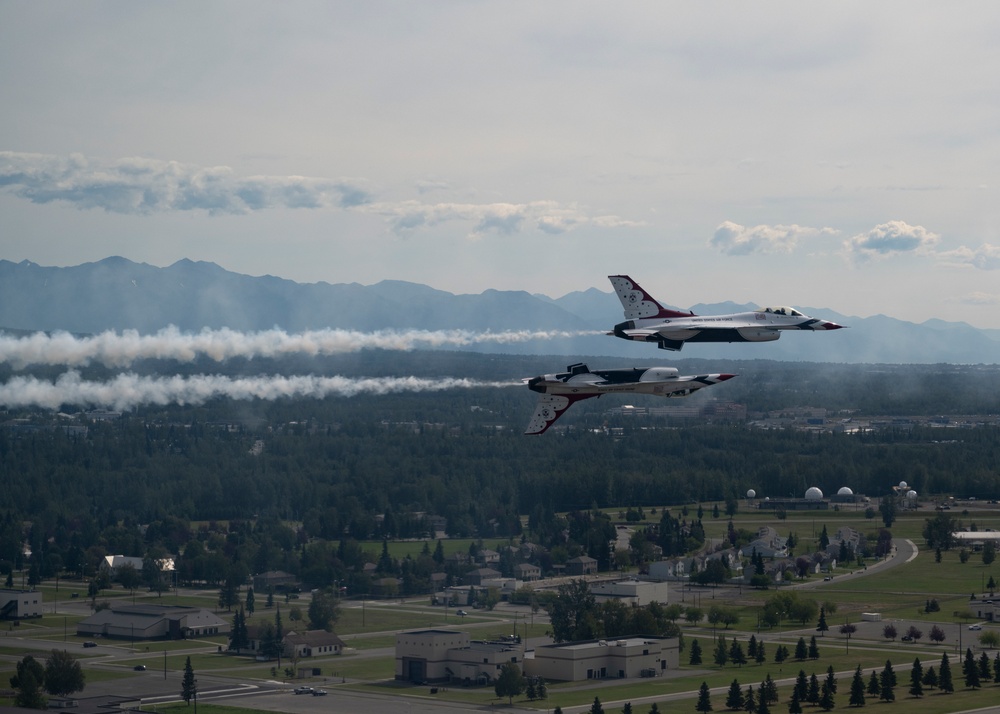 Thunderbirds Roar Over Alaska