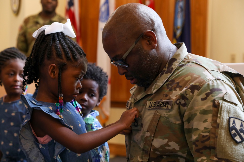 Master Sgt. Jones promotion ceremony 2023