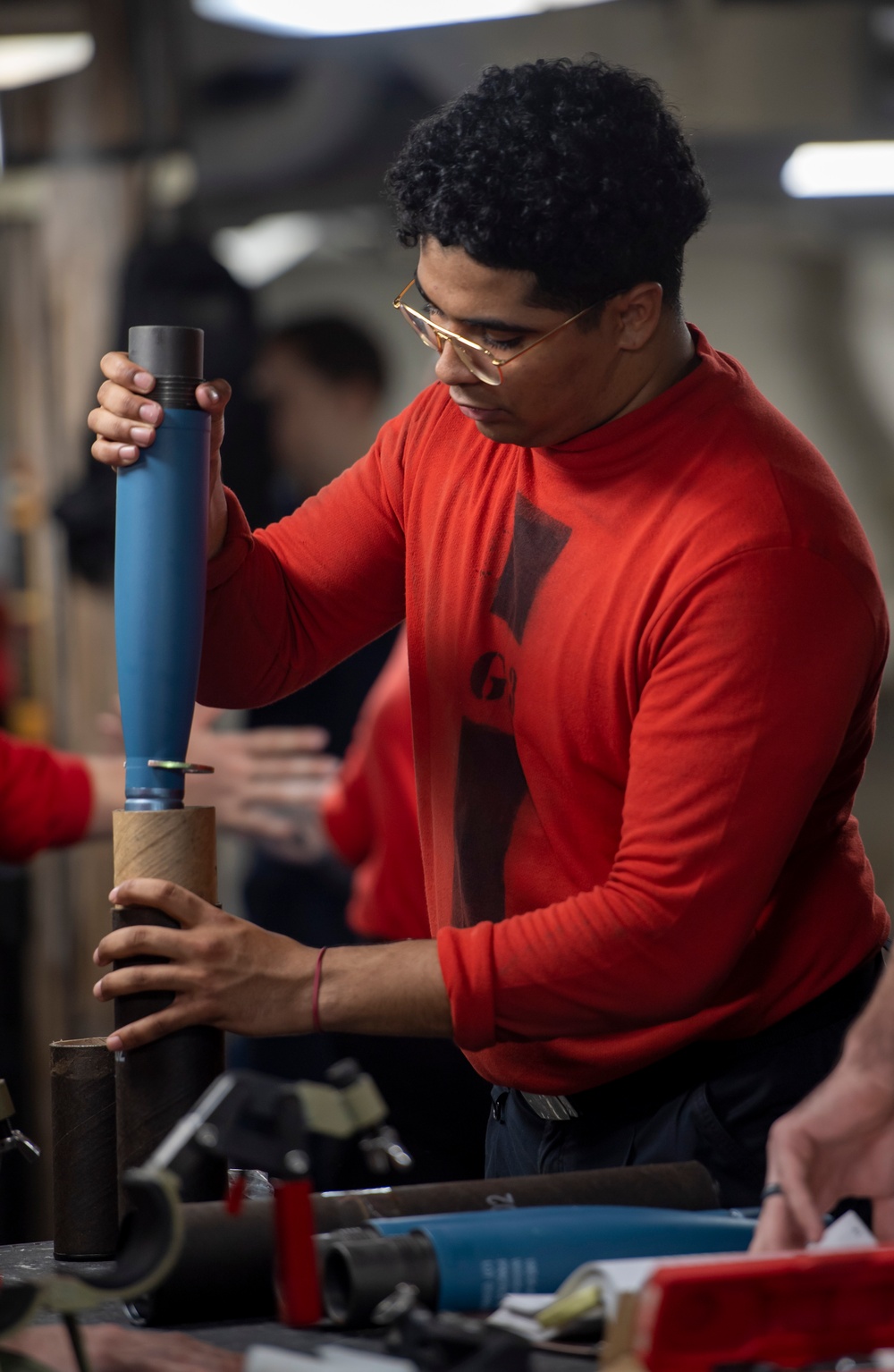 Nimitz Sailors Build Rockets