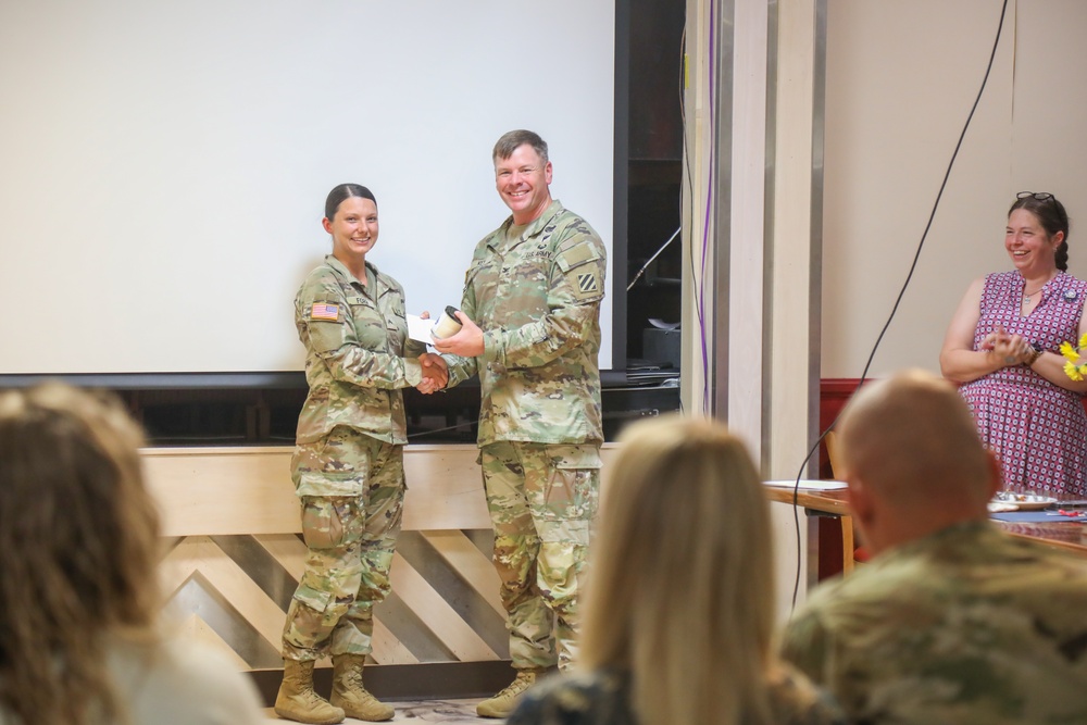 Sustainment Brigade volunteers recognized