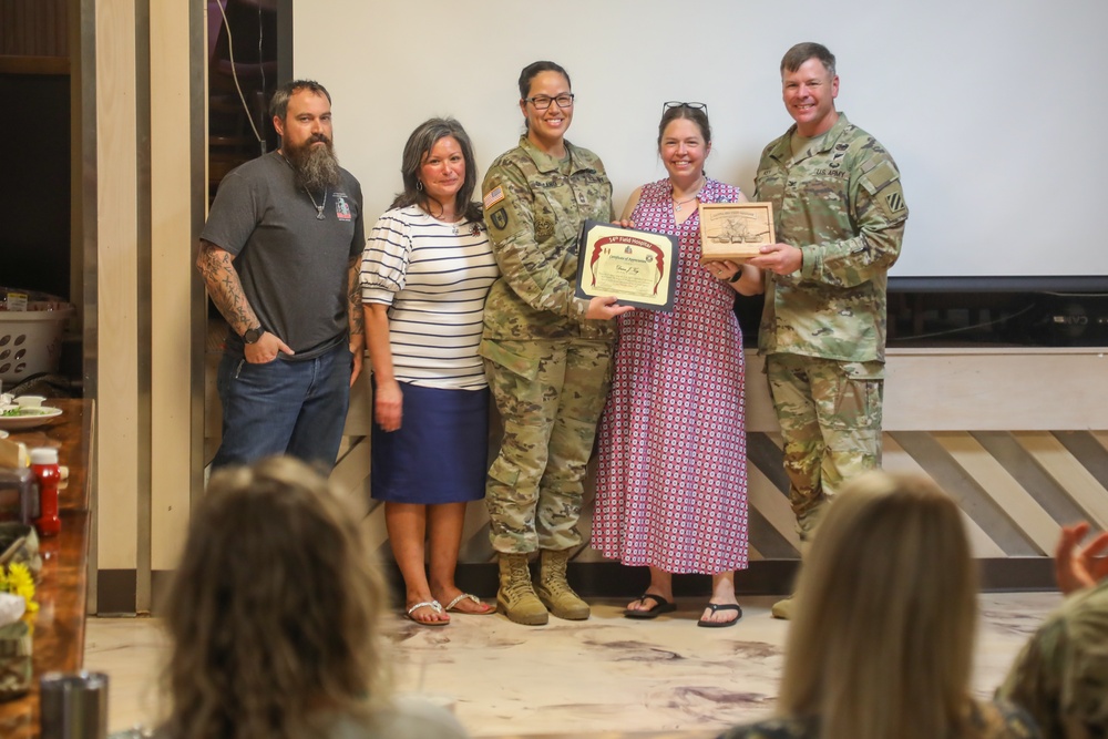 Sustainment Brigade volunteers recognized