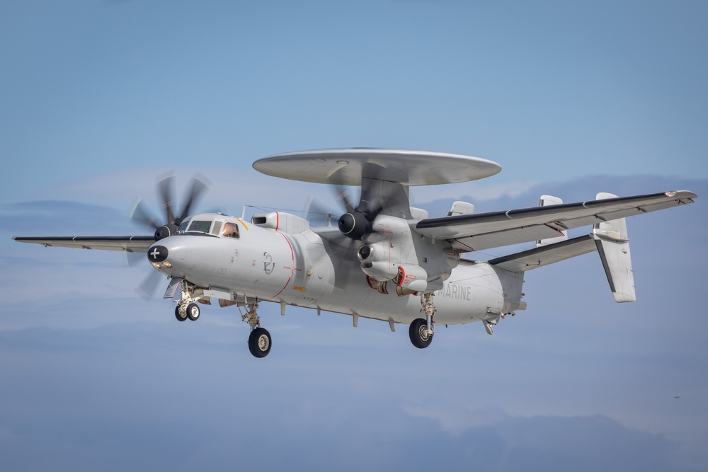 French Navy E-2Cs Formidable Shield 2023