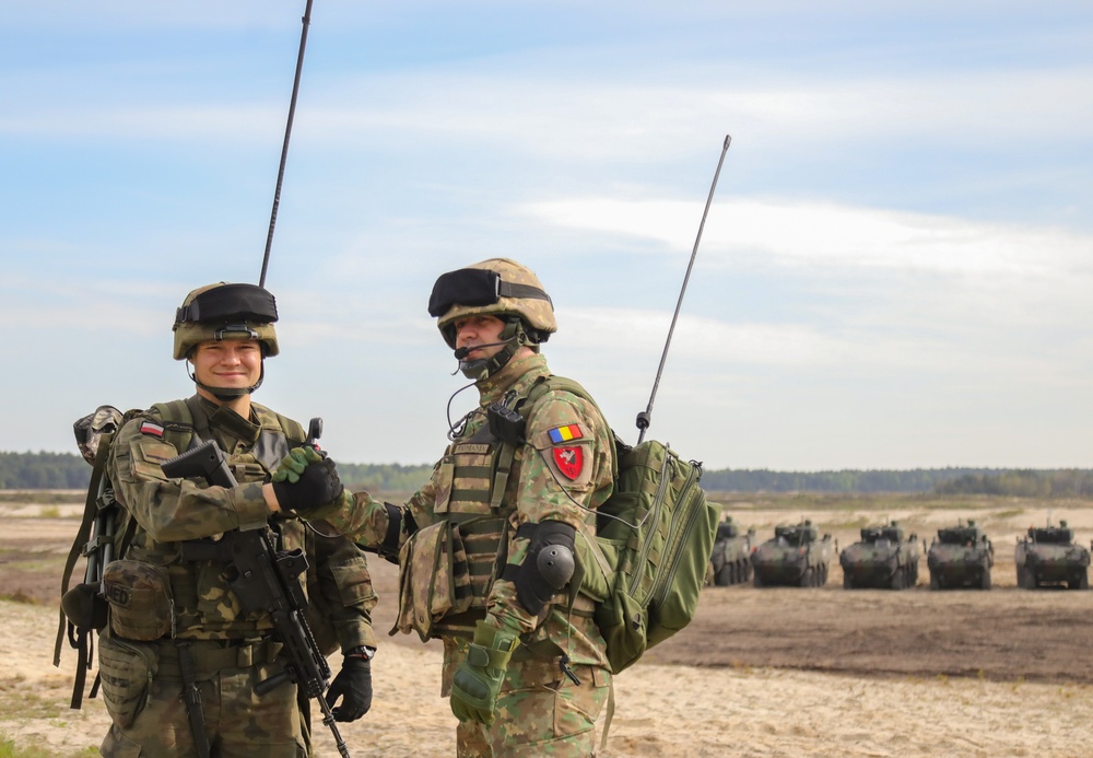 Stronger Together during Anakonda23 Combined Arms Rehearsal