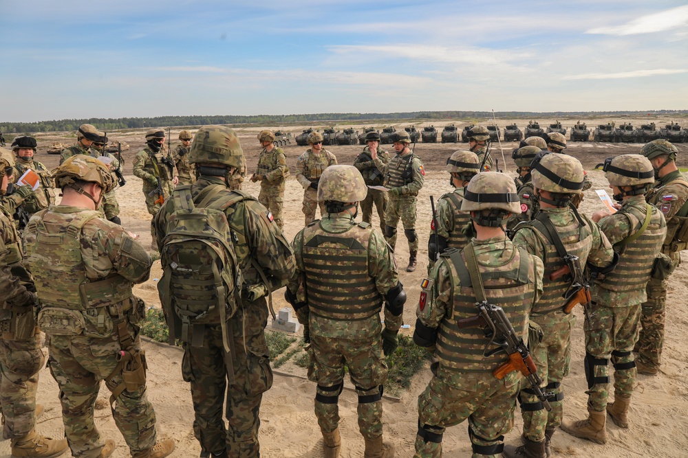 Stronger Together during Anakonda23 Combined Arms Rehearsal