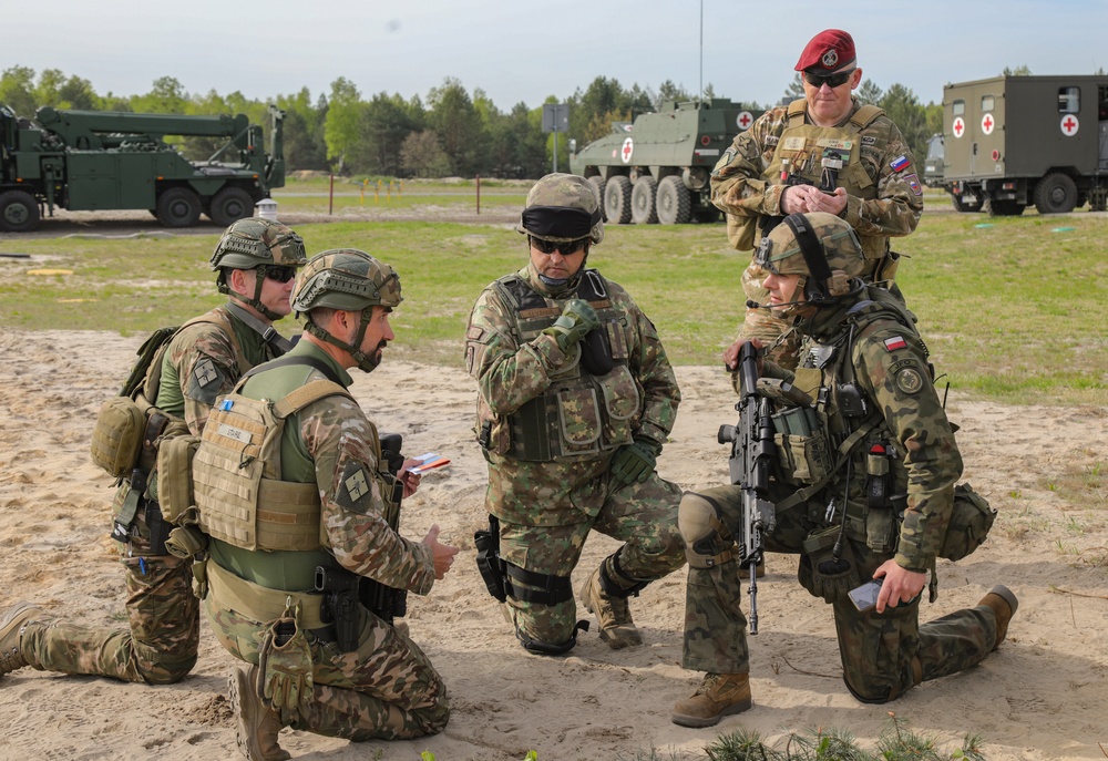 Stronger Together during Anakonda23 Combined Arms Rehearsal