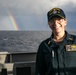 USS McFaul Sailors Stand Watch on the Bridge