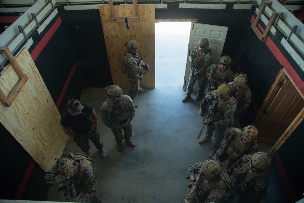 1st Battalion, 1st Marines participate in EOTG Breaching Course