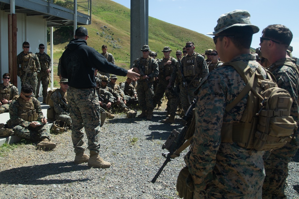 1st Battalion, 1st Marines participate in EOTG Breaching Course