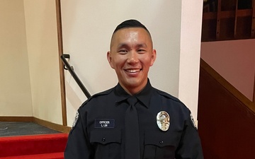 Guard member chases dream of becoming police officer