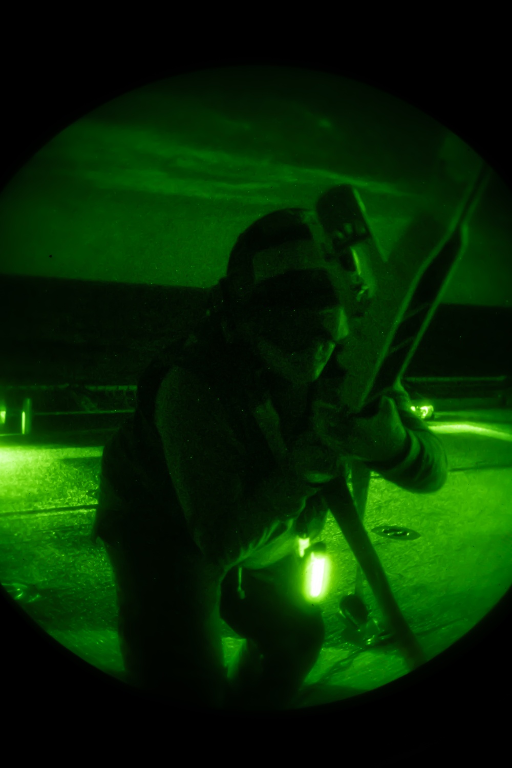 33rd RQS conducts nighttime deck landing