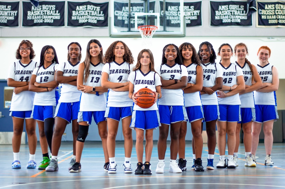 Andersen Middle School girls’ basketball team go undefeated