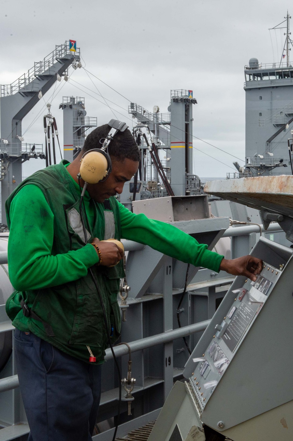 USS Theodore Roosevelt (CVN 71) Replenishment at Sea