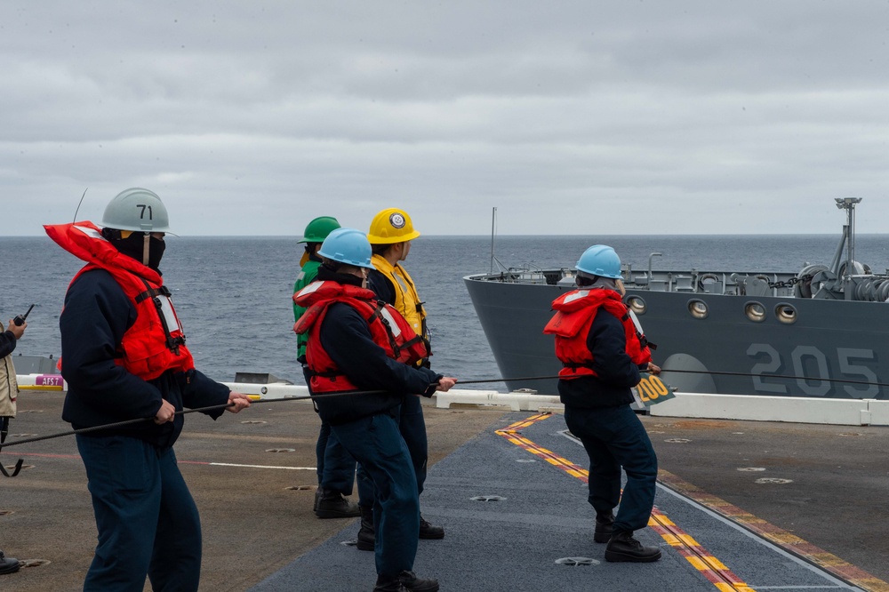 USS Theodore Roosevelt (CVN 71) Replenishment at Sea
