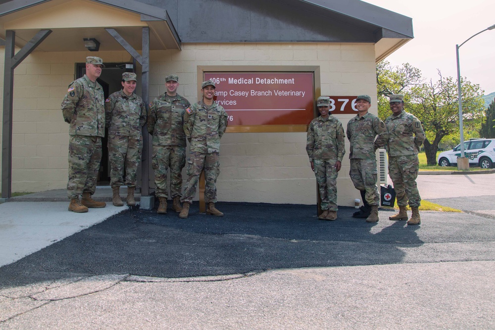 Camp Casey new Vet Clinic ribbon-cutting ceremony