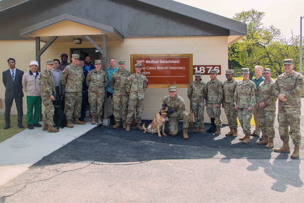 Camp Casey new Vet Clinic ribbon-cutting ceremony