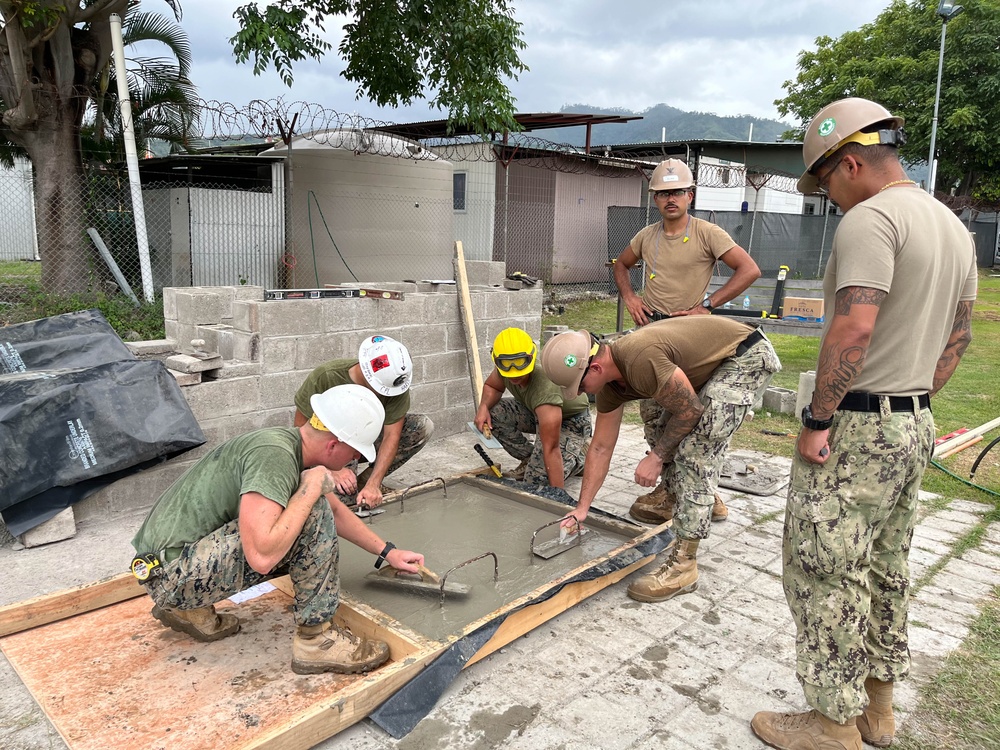 NMCB-5 Conducts Construction Project Timor Leste During Deployment 2023