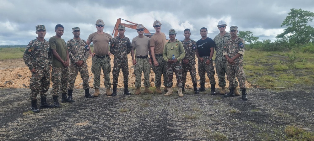 NMCB-5 Conducts Construction Project Timor Leste During Deployment 2023