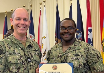 U.S. Naval Hospital Guam Corpsman receives the Surgeon General's Power Award