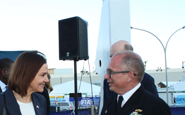 USNS HEEZEN HOSTS MONACO IHO RECEPTION