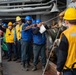 USS Normandy Conducts a Replenishment-at-Sea