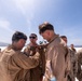 Three Marines assigned to VMM-364 (REIN) ‘Purple Foxes’ were promoted and one re-enlisted during a ceremony on Lake Assal, Djibouti.