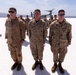 Three Marines assigned to VMM-364 (REIN) ‘Purple Foxes’ were promoted and one re-enlisted during a ceremony on Lake Assal, Djibouti.