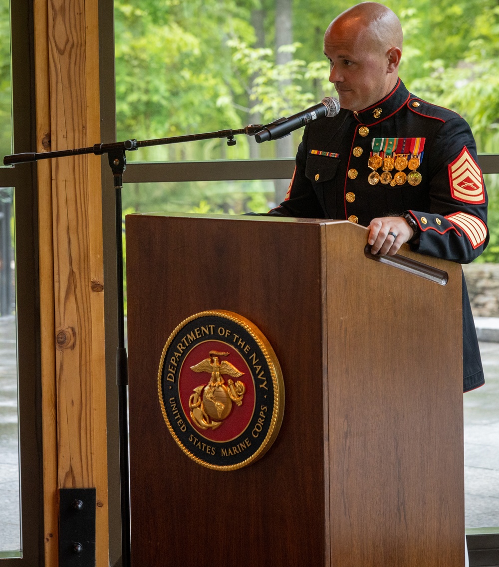 Maj. Godinez retirement ceremony