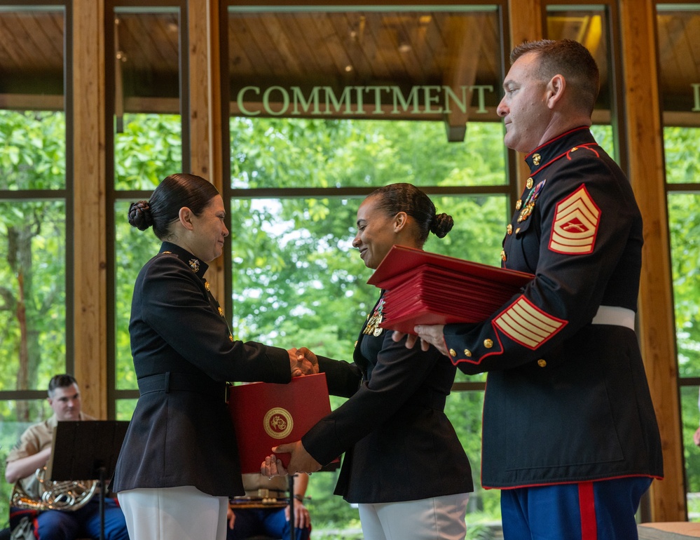 Maj. Godinez retirement ceremony