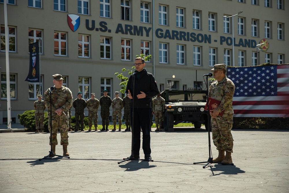 The Prime Minister of The Republic of Poland Visits Camp Kosciuszko