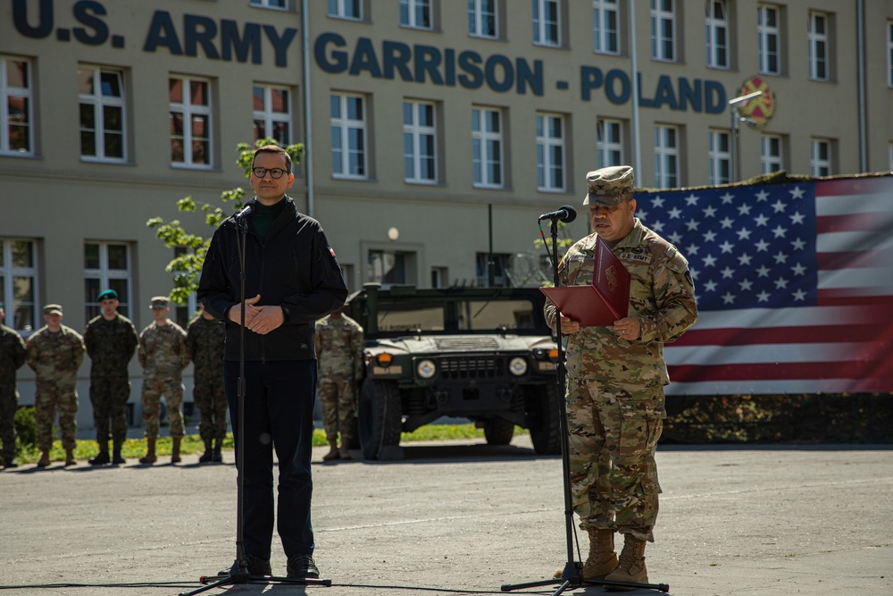 The Prime Minister of The Republic of Poland Visits Camp Kosciuszko