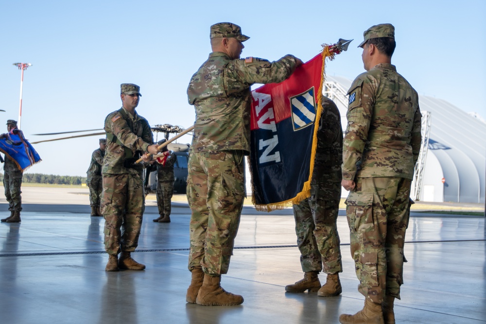 3rd Combat Aviation Brigade Conducts Transfer of Authority Ceremony