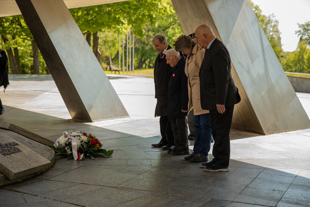 U.S. Army Garrison Poland Attends a Victory in Europe Day Ceremony in Poznan