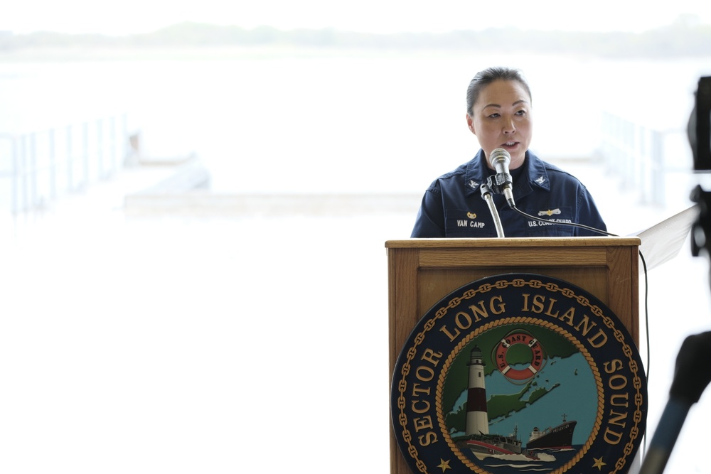 U.S. Coast Guard Sector Long Island Sound holds responsible boating campaign event