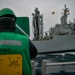 USS Oscar Austin (DDG 79) conducts replenishment-at-sea with the Spanish Navy replenishment oiler Patiño (A 14) during exercise Formidable Shield 2023