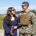 U.S. Marine reenlists during Mission Rehearsal Exercise 1-23