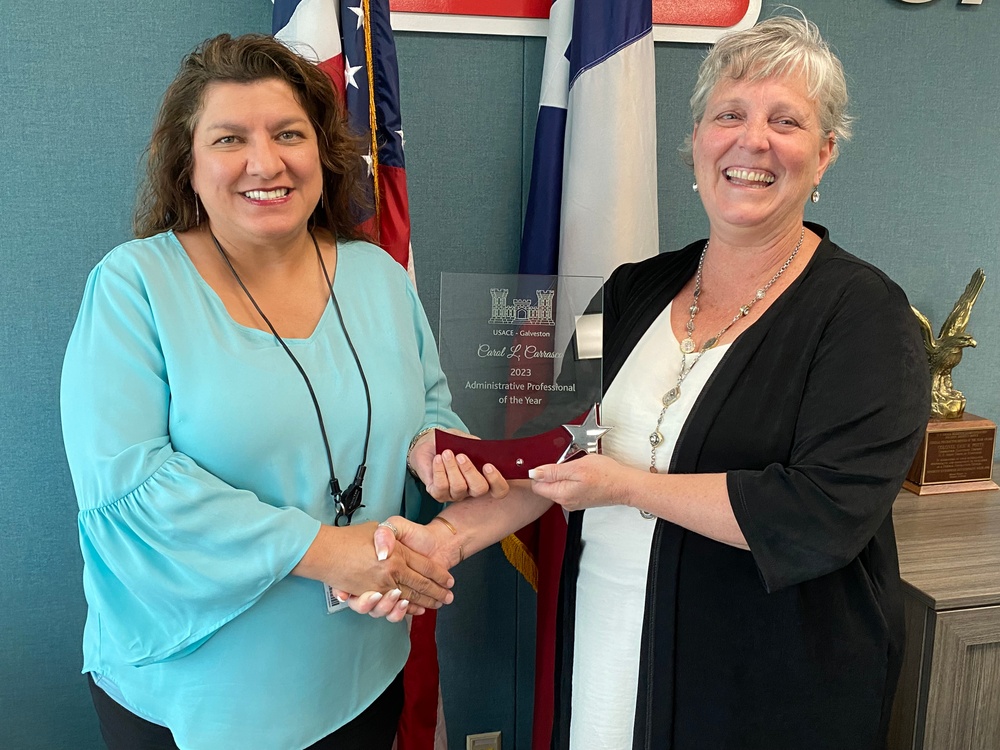 Galveston Army Corps names Administrative Professional of the Year