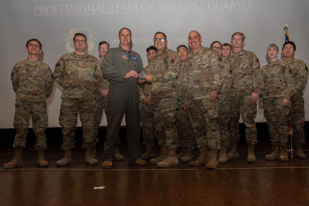 SJAFB recognizes Quarterly Award winners