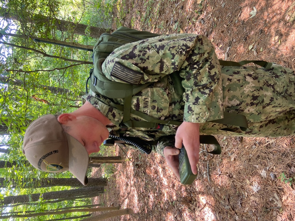 MSRON TWO Sailors Conduct DAGR Land Navigation &amp; Communications Training