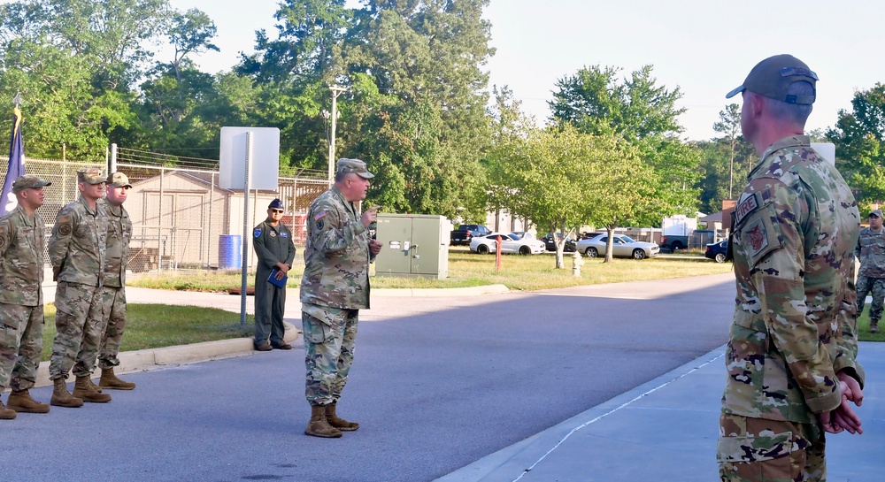 National Guard's top enlisted leader visits South Carolina Air National Guard