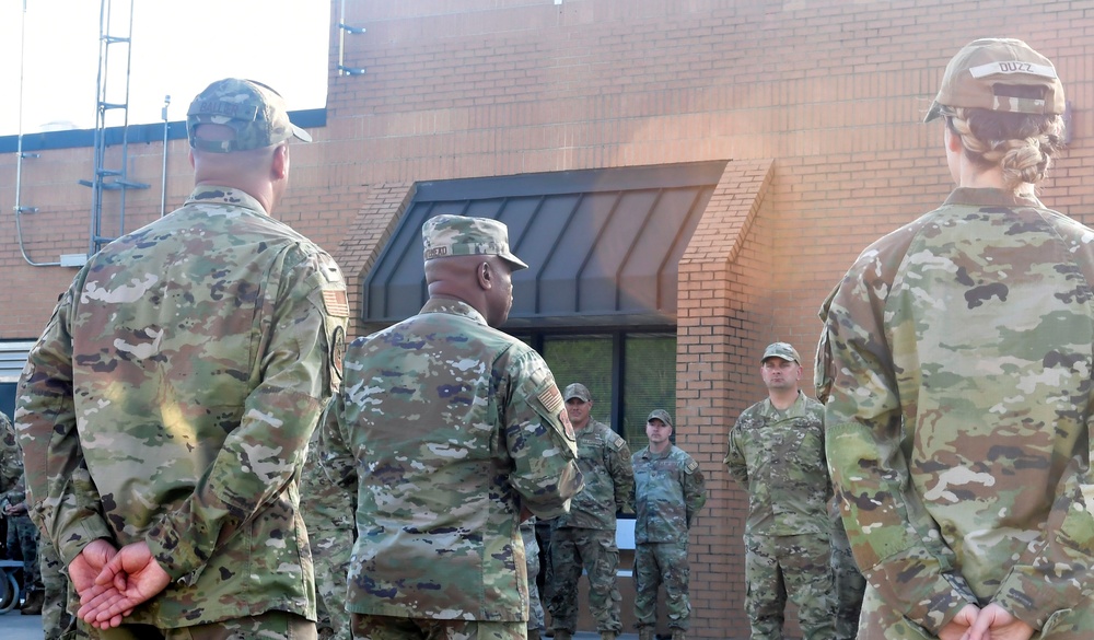 National Guard's top enlisted leader visits South Carolina Air National Guard