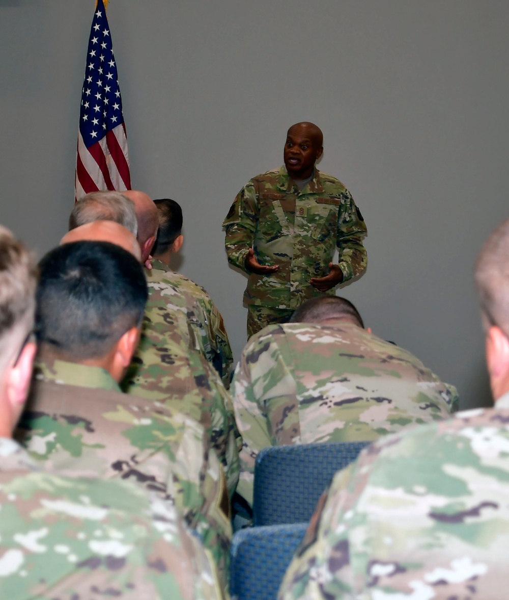 National Guard's top enlisted leader visits South Carolina Air National Guard